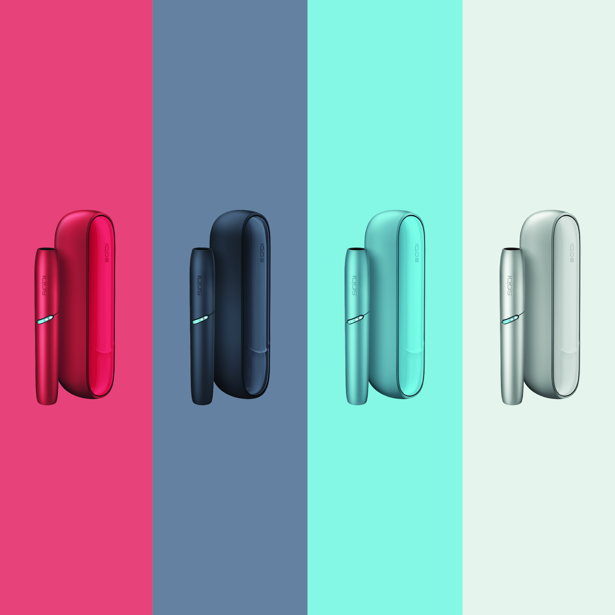 Range of IQOS 3 MULTI in various colours